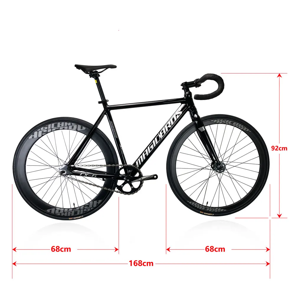 Beautiful Aluminum Alloy Wheelset Aluminum Fixie Frame 700C Fixie Gear Road Bicycle Fixie Bike
