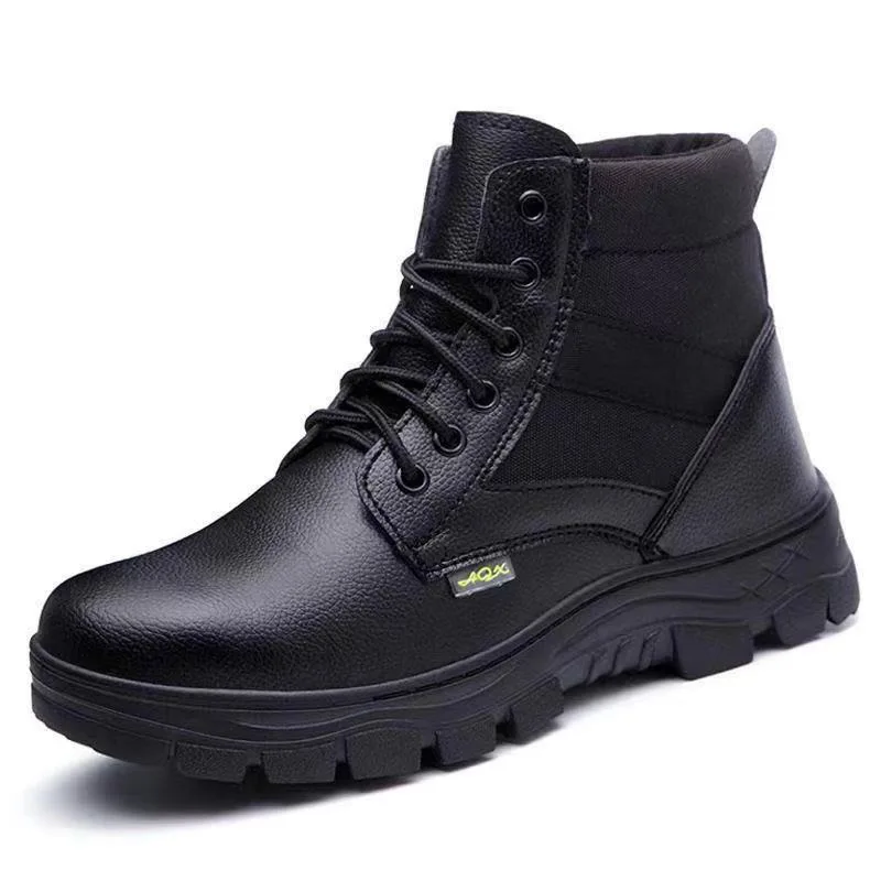 Factory Direct Rubber Shoe Black Steel Somo Germany Fashion Oil Resistant Anti-puncture Pu Safety Shoes