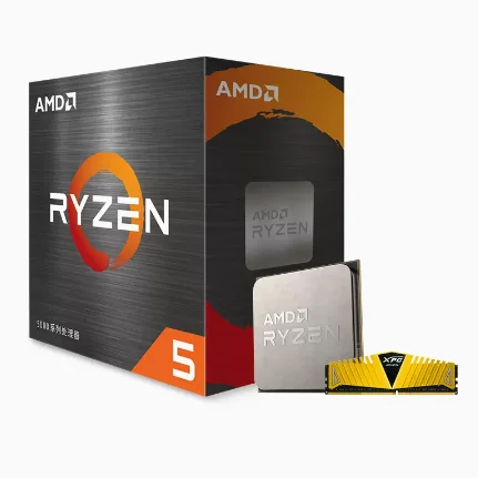 AMD Ryzen 5 5600G R5 5600G 5600 3.9GHz Six-Core Twelve-Thread 65W CPU Processor L3=16M 100-000000252 Socket AM4