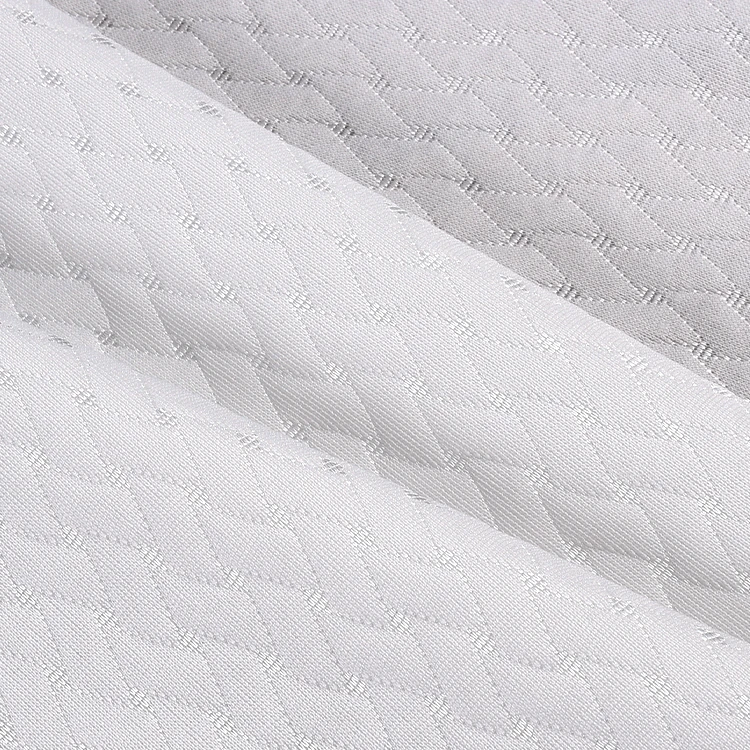 New Design Satin Printing Mattress Fabrics With Quilt