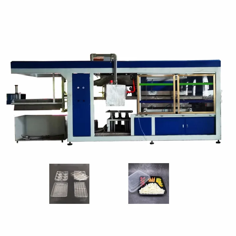 Plate Automatic Vacuum Forming Machines Full Servo Plastic Thermoforming Machine