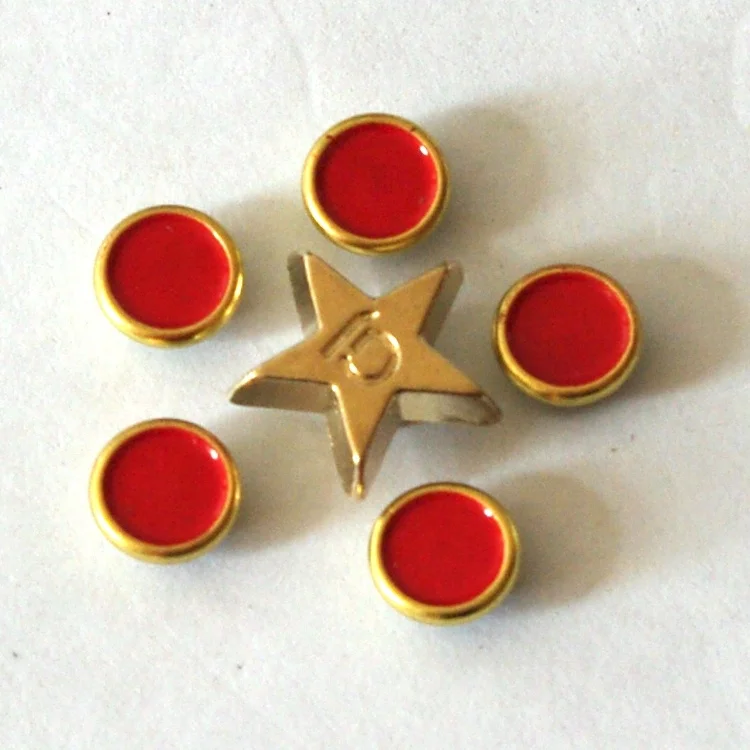 13mm metal denim star decorative jeans rivet,custom logo clothes rivets garment rivets