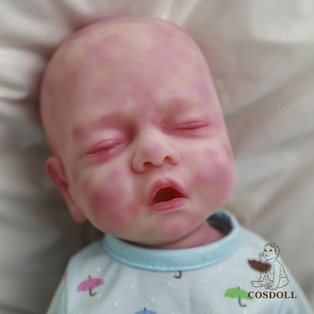 Overseas warehouse full silicone gril lifelike reborn hand painted wholesale reborn doll kit