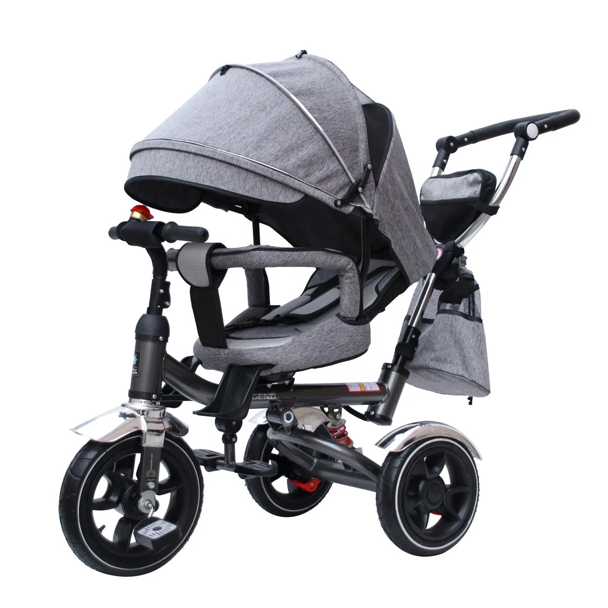 Bicycle children stroller baby tricycle kids with trailer