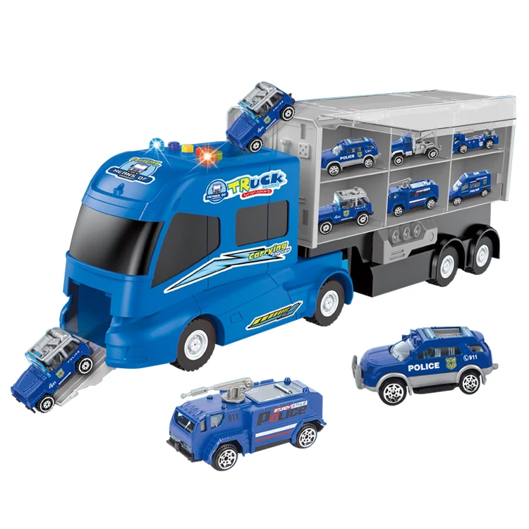 custom kid diecast toy model vehicles multifunction truck metal car toy for boy