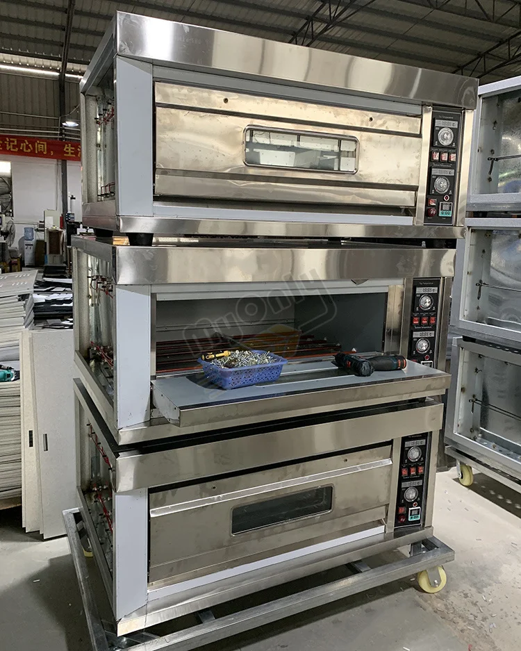 Horno De Pan Para Panaderia Industrial Confectionery Pizza Pastry Manufacturer Gas Cake Oven for Bakery