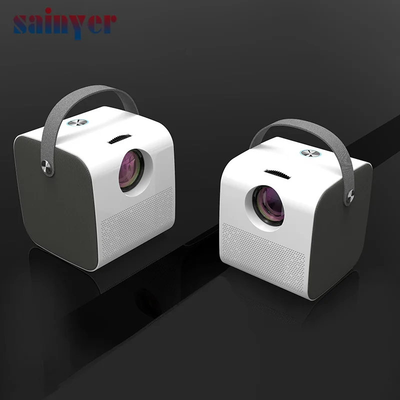  Sainyer Q3 [Лидер продаж на Amazon] Заводская поставка OEM ODM высокие Люмены Full HD 4K ЖК-дисплей светодиодный видео портативный