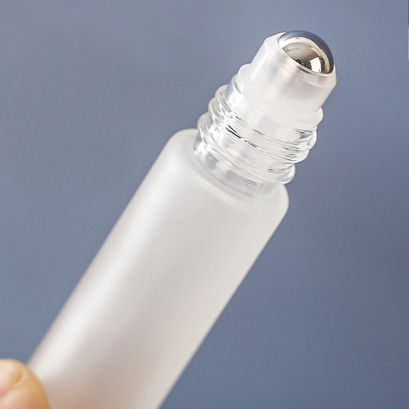 Оптовая продажа, косметическая упаковка, прозрачные роликовые бутылочки с оттенком для губ, 10 мл для масел