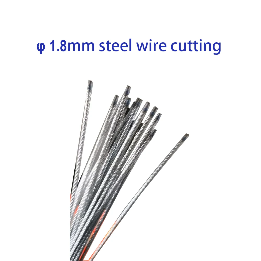 steel wire rope line cable fusing melting cutting machine