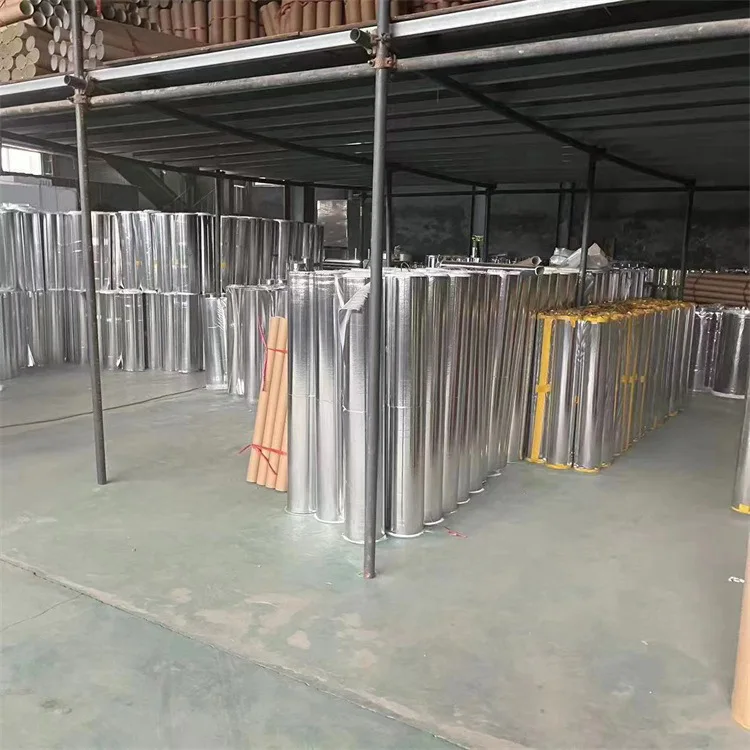 Glass Fiber Cloth Aluminum Foil High Temperature Aluminum Plating Composite Aluminum Foil Flame