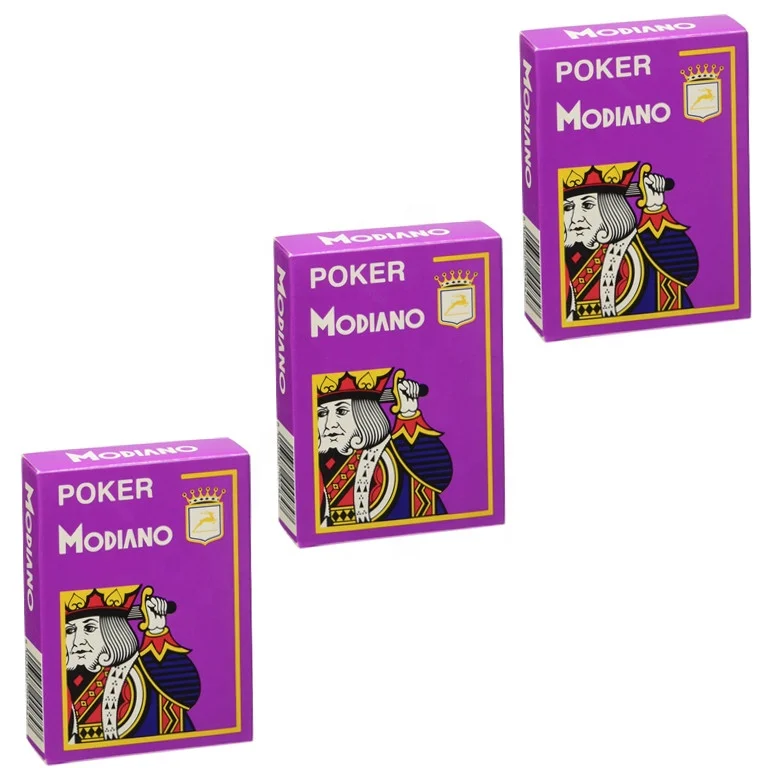 Factory Wholesale Custom Printed LOGO Poker Cards Deck Game Waterproof Paper Poker Playing Cards With Box
