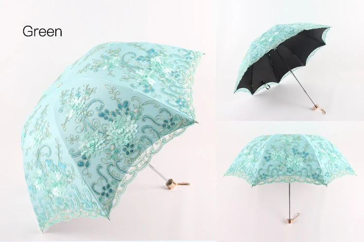 Hot sale  wedding supplies bride umbrella Lace Umbrella embroidery lace embroidery umbrella anti-ultraviolet ray