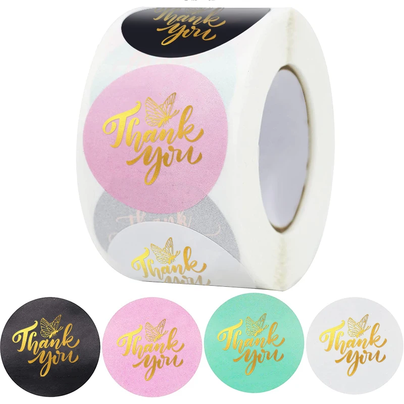 Custom Any Text Image Adhesive Printing Round Label Stickers, Circle Waterproof Vinyl Sticker Roll Private Label Logo Stickers.