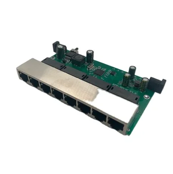 Switch Reverse POE 12/24/48V 100M 8 Port  7*10/100M POE IN +1*100M Uplink POE OUT  DC Output 5V 2A and 12V 2A RPOE VLAN Support