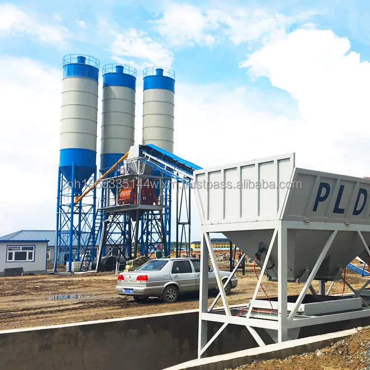 Hzs25/ 35/50/60/75/90/120 M3 Concrete Mixing Plant Machine From Manufacturer