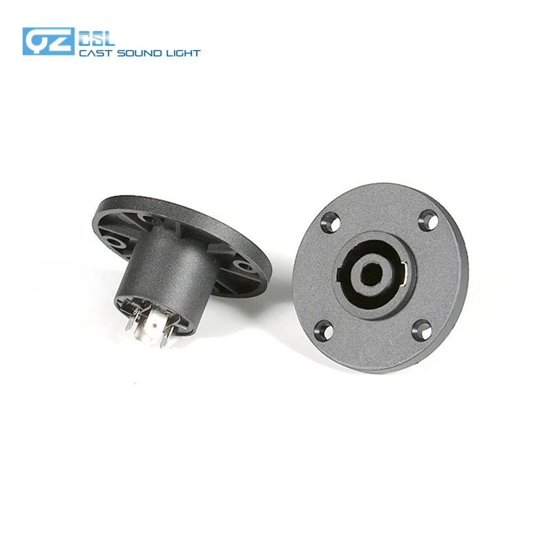 Powercon Audio & Video Female Connector Panel Socket for Speaker for Sound Equipment