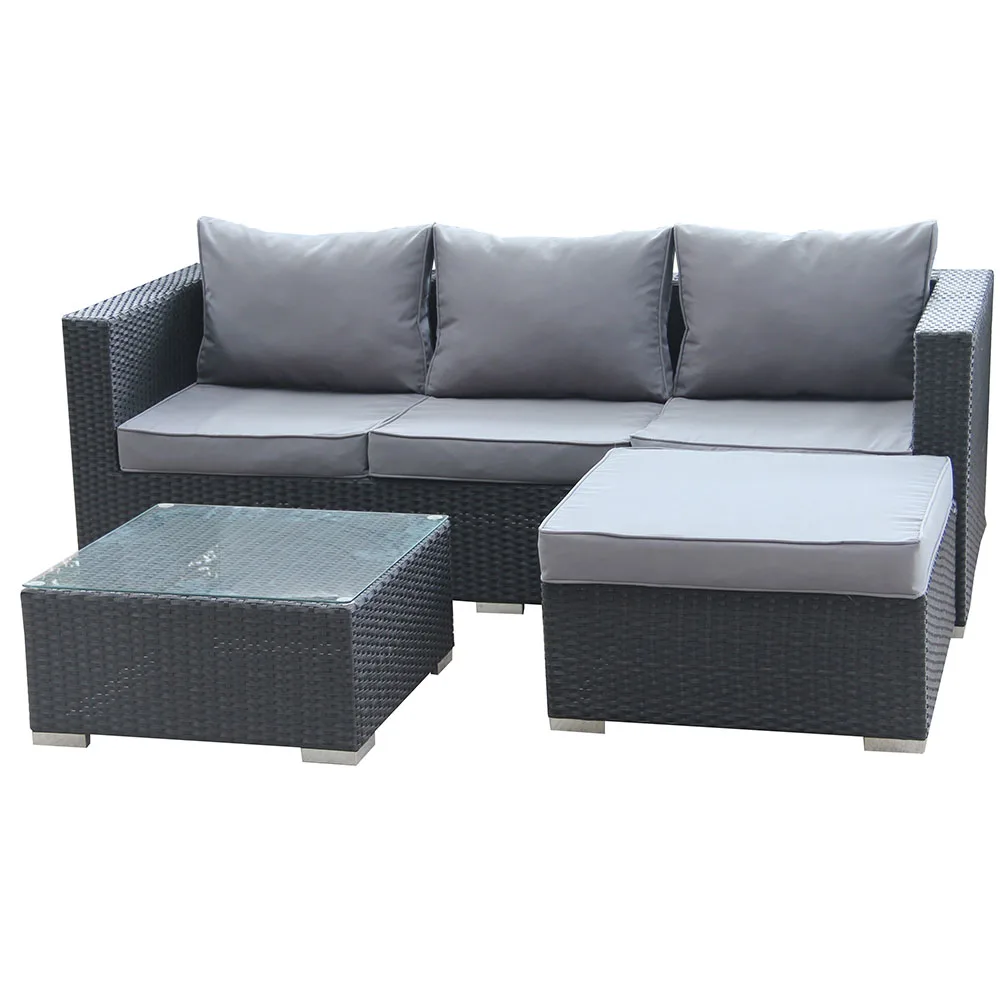 Outdoor Stylish Waterproof Garden Set Rattan Sofa Set Outdoor Furniture Rattan Sofa