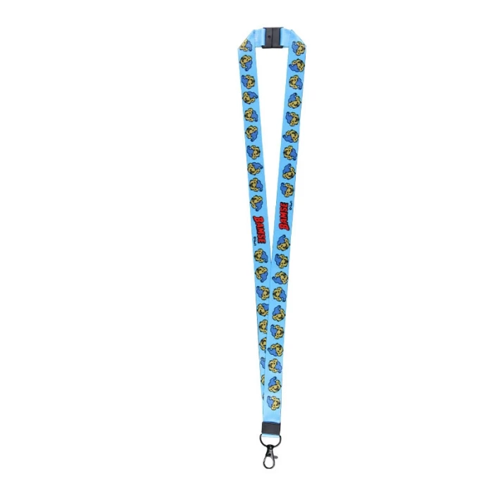 Customized Full Printing Polyester Lanyards Heart Transfer Printing Lanyards  Promotion Gifts Lanyards