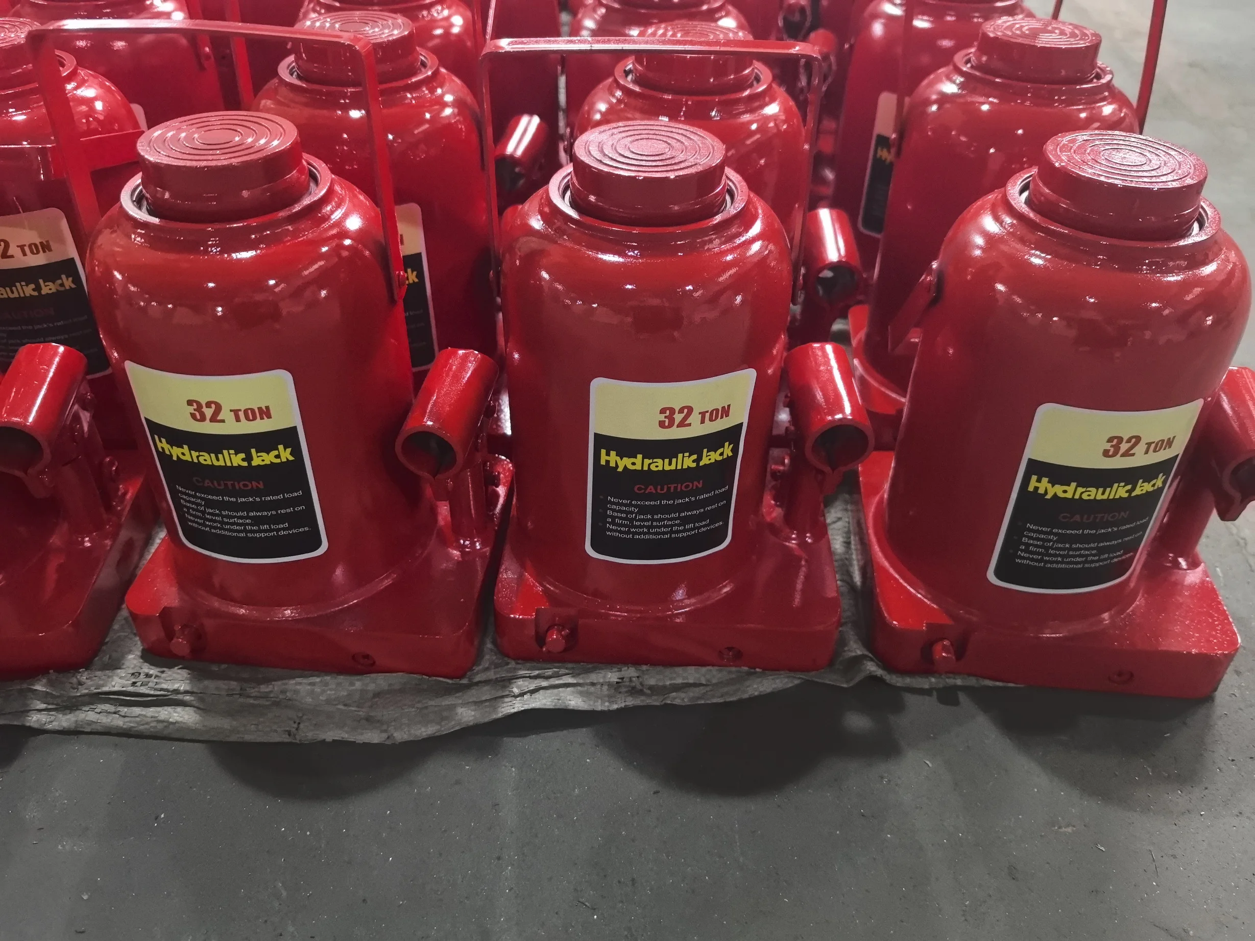 big red heavy duty Best price 32 T hydraulic bottle jack Repair Tools jack