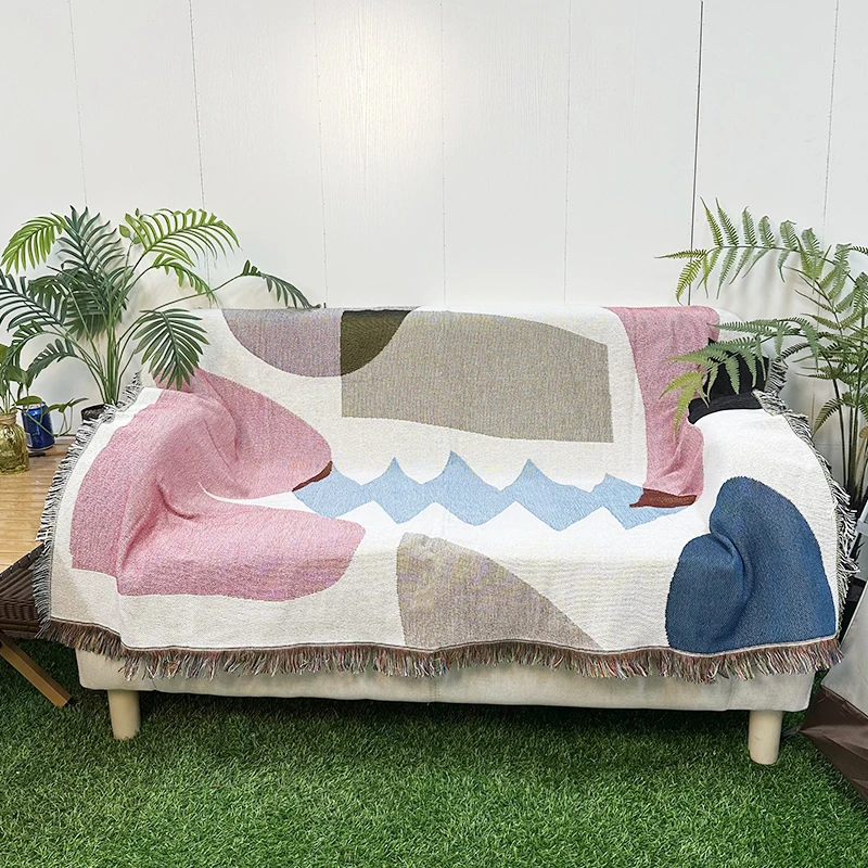 New design custom woven tapestry blanket anime tapestry blanket custom