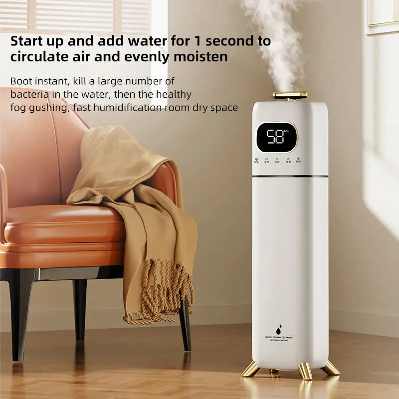 Smart Remote Control 9L Ultrasonic Air Humidifier Home Appliances Big Capacity Freshening Electric Home Office Hotel Car