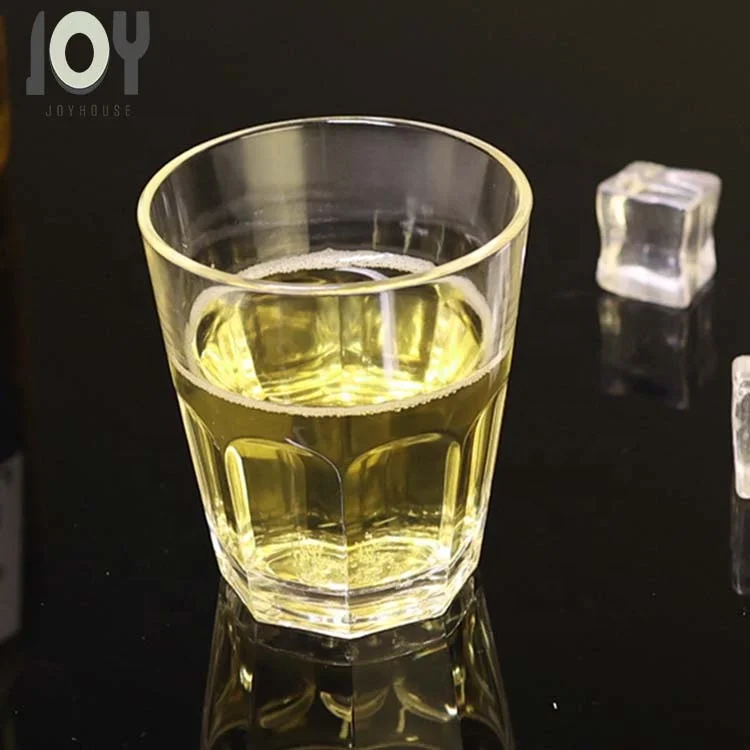 Acrylic PC plastic beer glasses transparent acrylic octagonal cups water glasses whiskey glasses wine bar PC cups wholesale