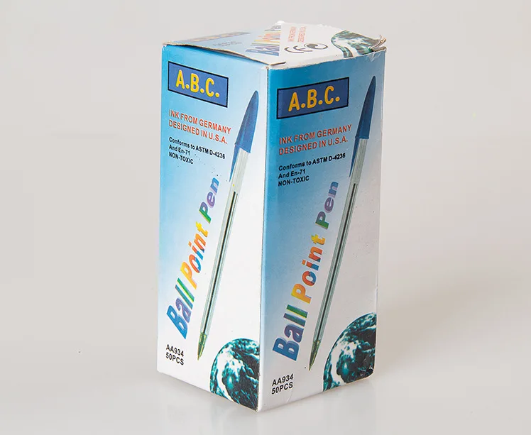 Plastic ballpoint pens high quality low price 0.7mm ball point pen smooth flow ink ball pens