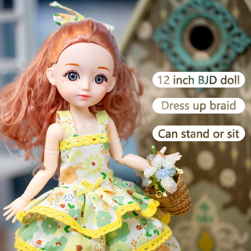 Девочка игрушка кукла 1/6 Bjd куклы 30 см принцессы игровой домик для девочек 12 дюймов суставов с полным комплекты одежды