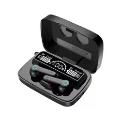 M19 TWS Earphones 2000mah Charging Box Wireless Headphones 9d Stereo Sports Flashlight Earbuds Headsets