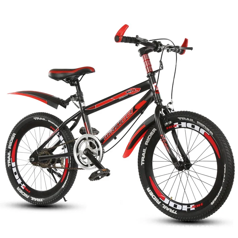 Wholesale cheap black red blue pink green 18 20 22 inch children high-carbon steel student bike 20inch cycle 12 years children