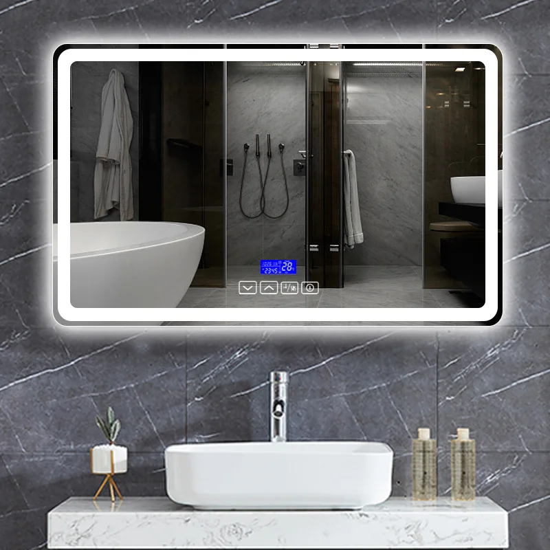 China Made Defogging Shower Speaker Makeup Mirror Full Length Mirror With Lights For Barbershop