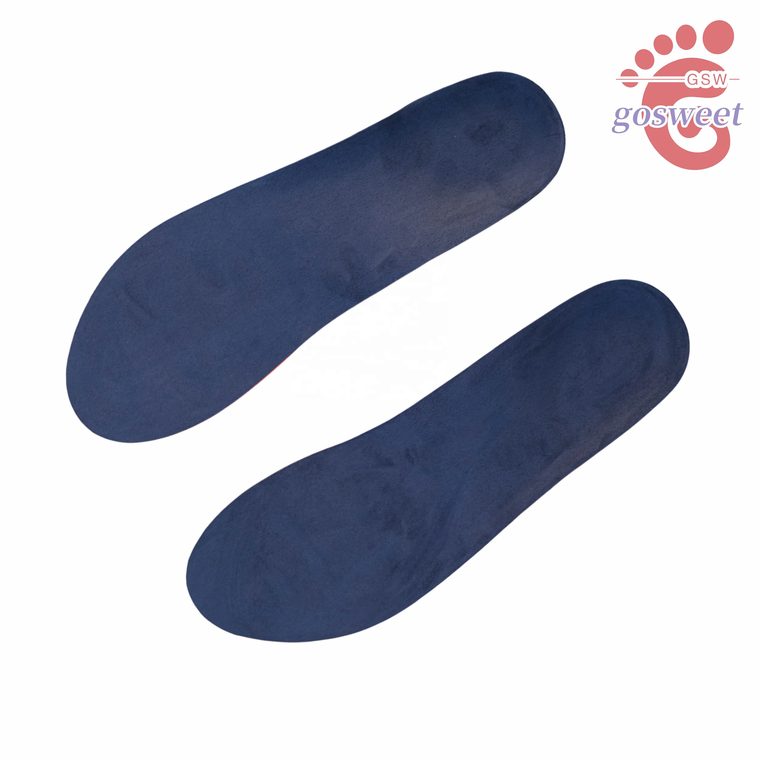 4D Shock Absorption Sports Insoles Soft Breathable Orthopedic High-elastic Running Shoe Pad For Men Women Latex Massage