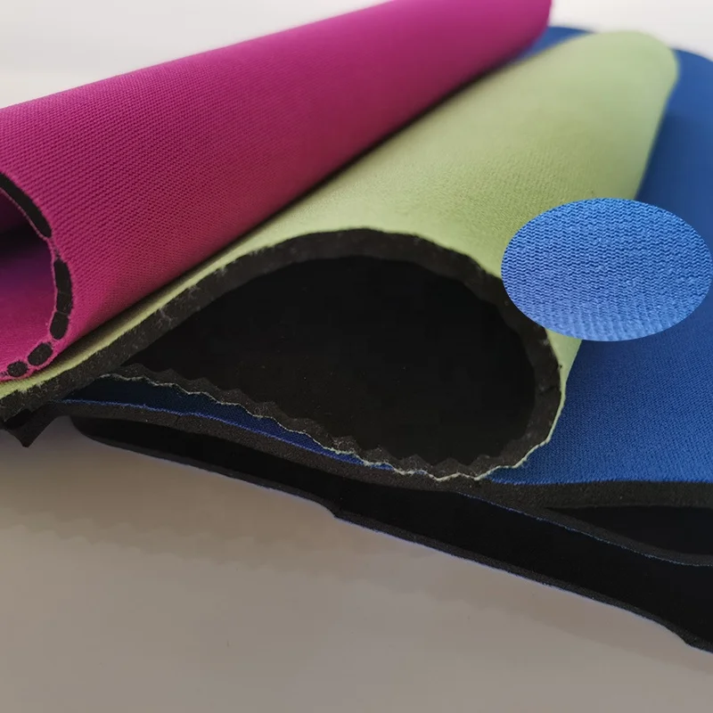 High Performance Soft Waterproof Printed Customized Neoprene Elastic Hook Loop Jual Neoprene Fabric