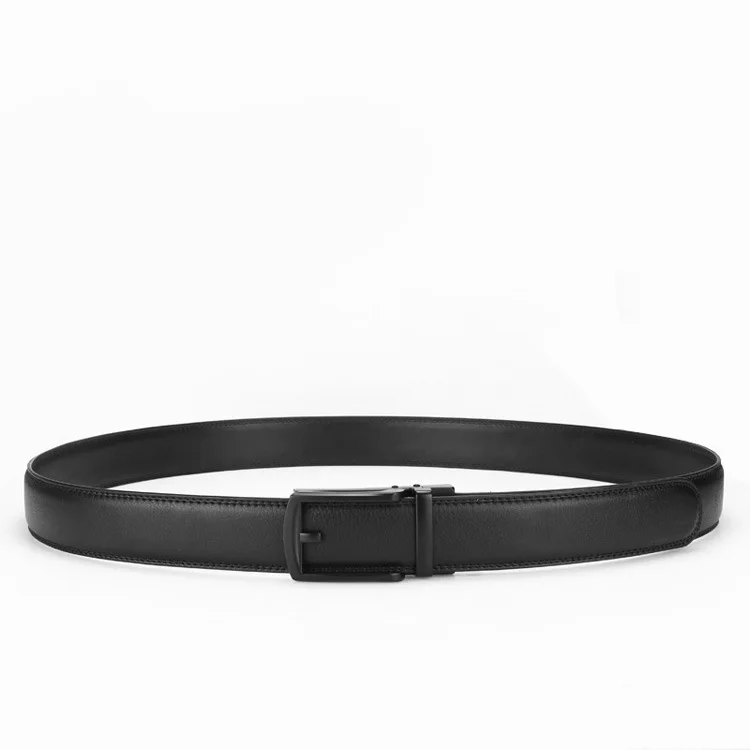 Belts leather men foreign trade automatic buckle belt headless business