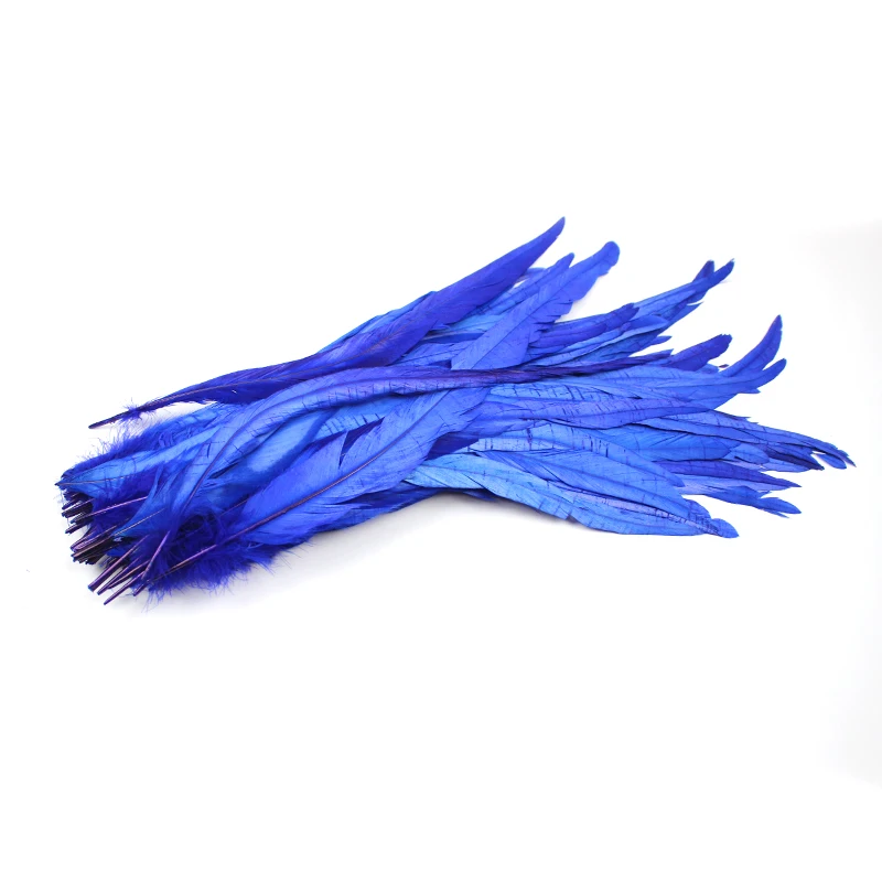 Hot Sale High Quality Dyed Rooster Tail Feather Plumas de Gallo