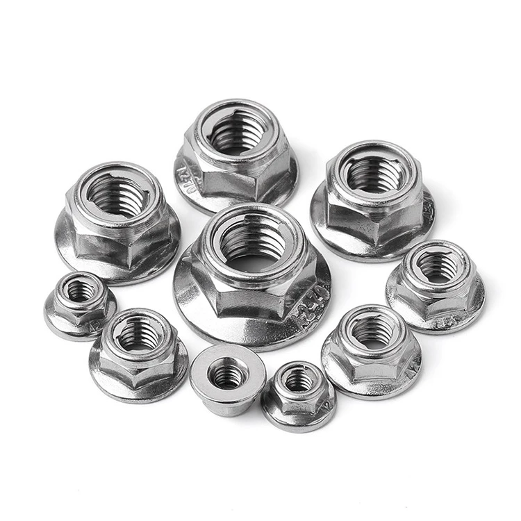 stainless steel 304 316 Flange Metal Insert Self Lock Nut