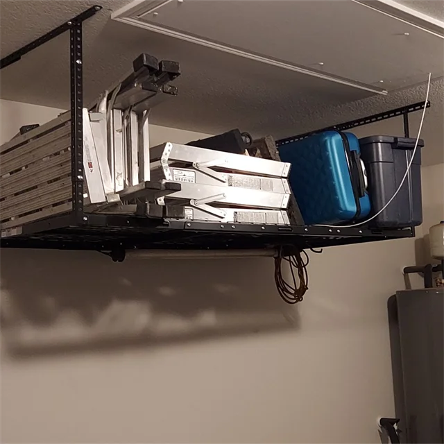 Wholesale Garage Ceiling Storage Rack Warehouse Rack Metal Frame Ceiling Shelf For Garage