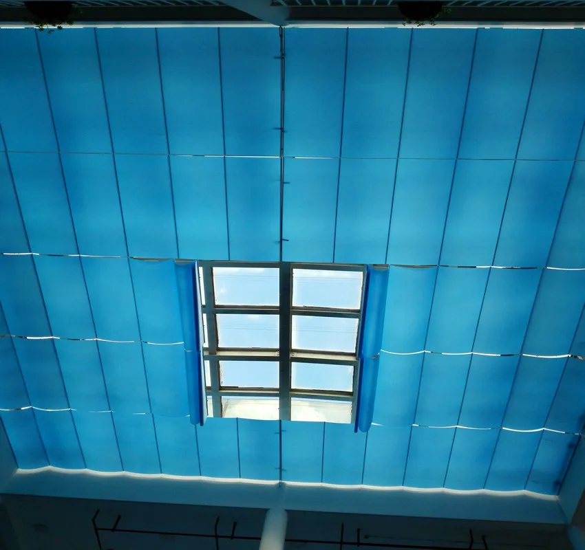 Электрическая Водонепроницаемая горизонтальная Складная занавеска skylight