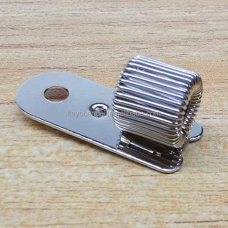 non-rotation loop silver penholder metal pen holder with rivet hole for pens