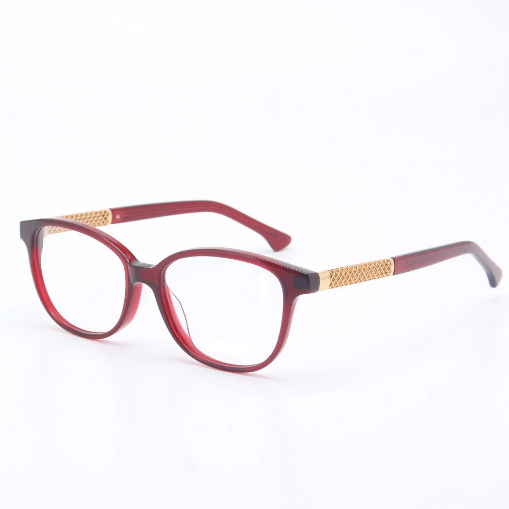 Custom fashion acetate glasses frame and optical eyeglasses M2117
