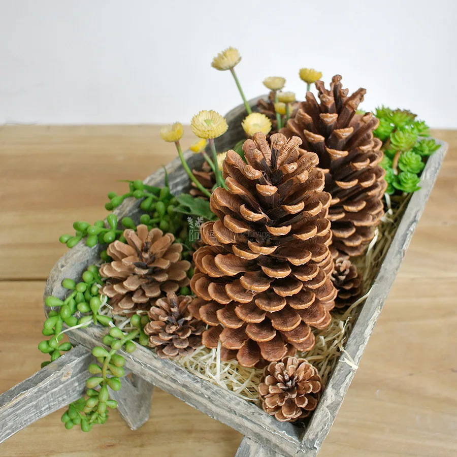 Christmas Pinecone Window Display Decoration Home Decoration 15cm American Pinecone Pine Tower