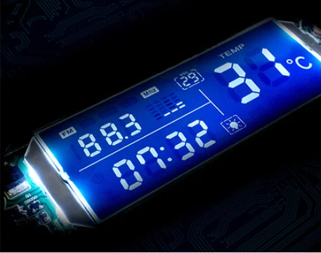 Multifunctional Bathroom mirror touch switch Home Smart Lighting Temperature 12/24 hour display time Touch light switch