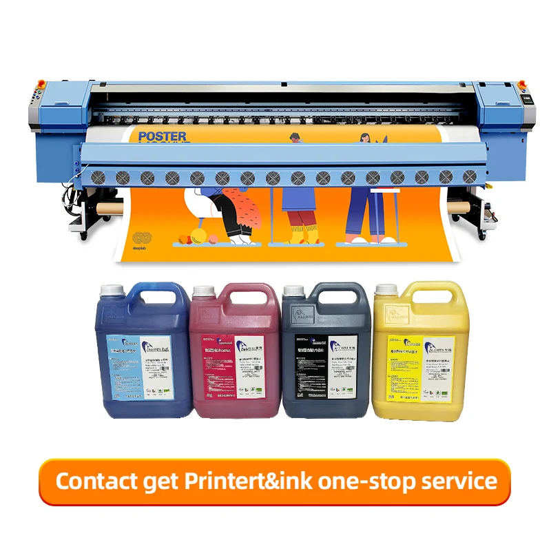 EJET high end cheap price 1.3m 1.6m 1.9m 2.5m 3.2m plotter with i3200/dx11/xp600/dx5/dx7 head outdoor inkjet eco solvent printer