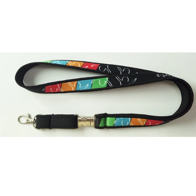 Neoprene lanyard
