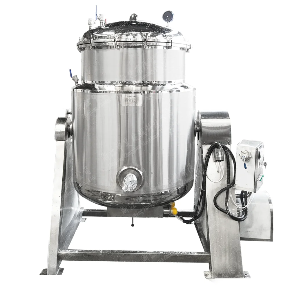 Electric heating Stainless steel sugar and salt cooking machine