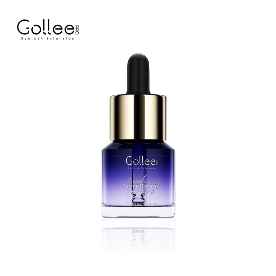 Gollee Korea Super Bonder Vegan Container Extra Strong Low Humidity Professional Diy Private Label Eyelash Extension Glue