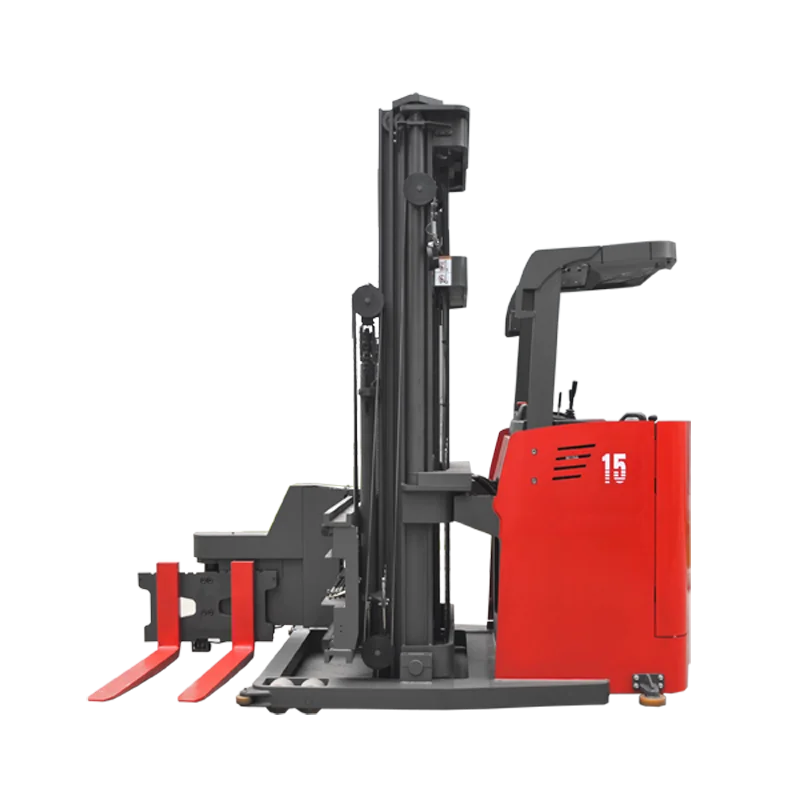 MIMA VNA Forklift 1000-1500kg 3-way Electric Pallet Stacker with Lifting Height 6500mm