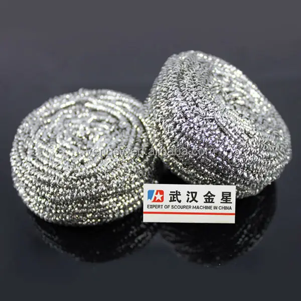 Manufacturer high quality kitchen cleaning stainless steel scourer sponge cleaning ball