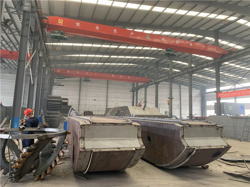 Customized Size Modular Container Pontoons excavator Platforms Barges From China