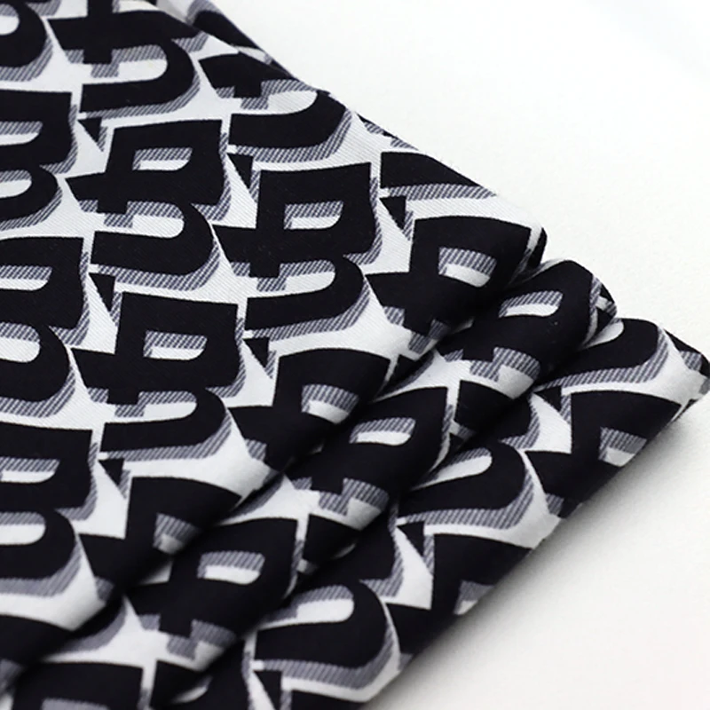 China Manufacturers Free Sample Knitted Material Digital Printing 100% Cotton Fabric For Polo Men Shirt